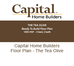 Capital Home Builders Floor Plan - The Tea Olive