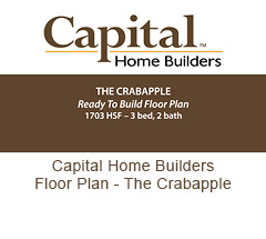 Capital Home Builders Floor Plan - The Crabapple